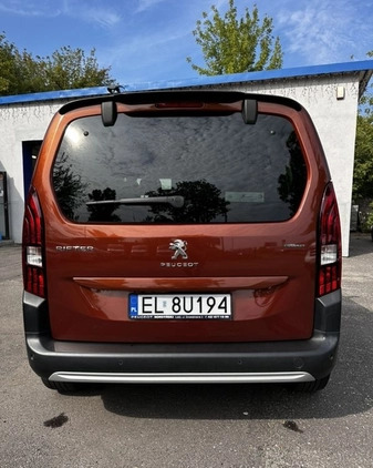 Peugeot Rifter cena 103000 przebieg: 59100, rok produkcji 2020 z Toruń małe 29